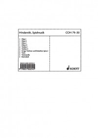 CON 79-50 • HINDEMITH - Spielmusik - Set of parts