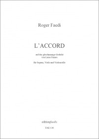 FAE136 • FAEDI - L'ACCORD - Spielpartitur