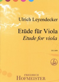 FH 3498 • LEYENDECKER - Etüde - Bratschenstimme