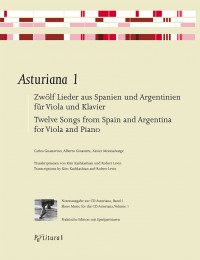 PV 2801 • GINASTERA - Asturiana 1, twelve somgs from Spain