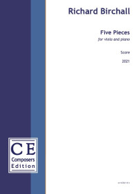 CE-RB3FP1 • BIRCHALL - Five Pieces - Score and viola part