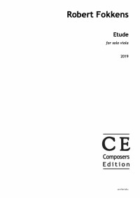 CE-RF1E1 • FOKKENS - Etude - Partitur