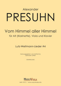 M4V-1013 • PRESUHN - Vom Himmel aller Himmel - Partitur und S