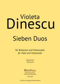 M4V-1069 &bull; DINESCU - Sieben Duos - Spielpartitur
