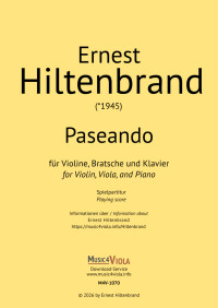 M4V-1070 &bull; HILTENBRAND - Paseando - Spielpartitur