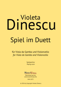 M4V-1073 &bull; DINESCU - Spiel im Duett - Spielpartitur