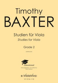 VV 014-110 • BAXTER - Studien für Viola Grade 2 - Bratschenst.