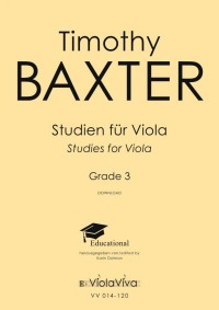 VV 014-120 • BAXTER - Studien für Viola Grade 3 - DOW