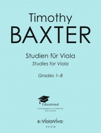 VV 014 • BAXTER - Studien für Bratsche - Klassen 1-8